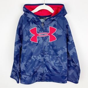 Under Armour - 5 Boys Blue Camouflage Hoodie